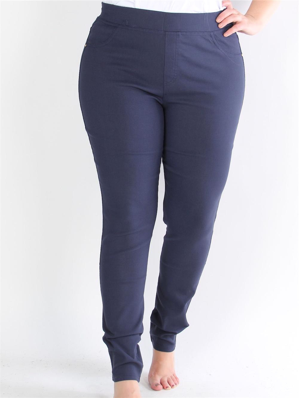 Pandora - Beigefarvet leggings i jeans look